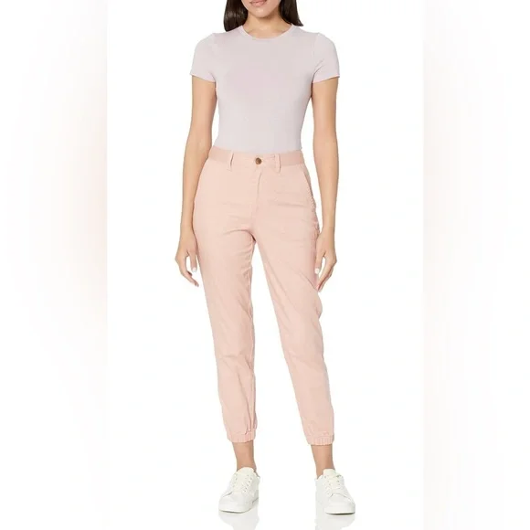 NWT Gap size 10 light pink girlfriend jogger pants spring pastel casual summer