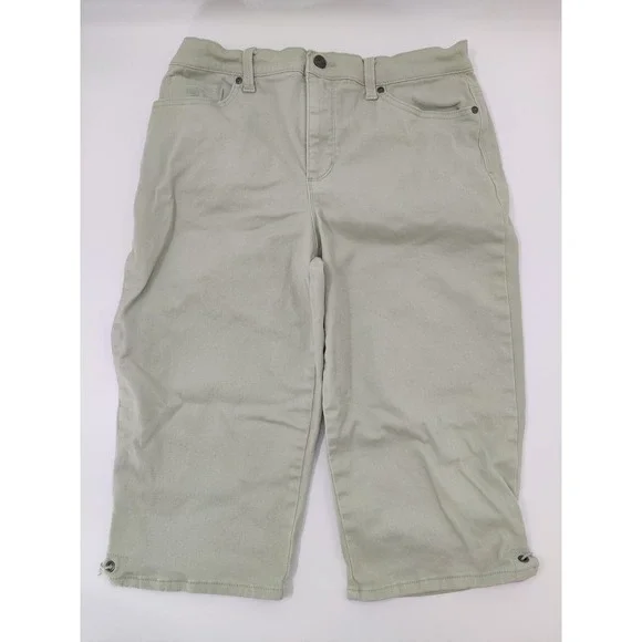 Gloria Vanderbilt Amanda All Around Slimming Effect Capri Pants Size 8