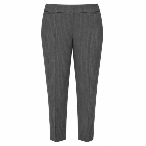 NWT Lane Bryant Office Siren Pinstripe Ankle Pants Womens  Size 22 Quiet Luxury