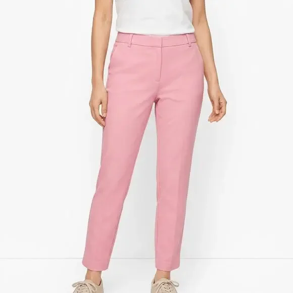 Talbots Modal Blend Pink Ankle Stretch Pants Women Size 4P