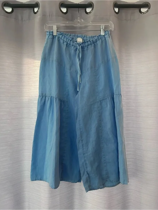 CP Shades Palazzo Wide-Leg Cropped pants
