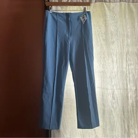 Veronica Beard‎ Jaya Pintuck Trousers Dress Pants Career Blue NEW $478 Size 6