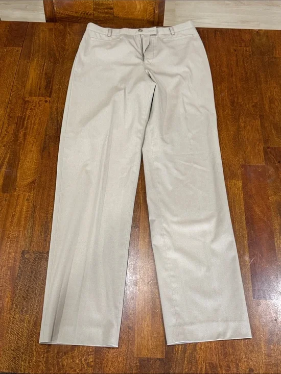 Croft & Barrow Stretch Classic Straight Fit Dress Pants - Beige