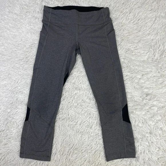 Lululemon Pants Womens‎ 8 Gray Pace Rival Crop 22