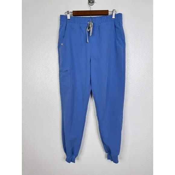 Figs Technical Collection Zamora Jogger Scrub Pants Blue Womens Medium W20SW2028