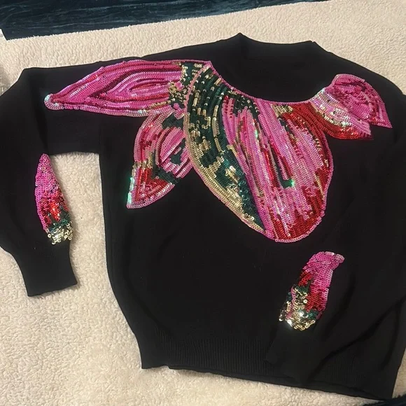 Black and Pink Track Pants Jogger Set