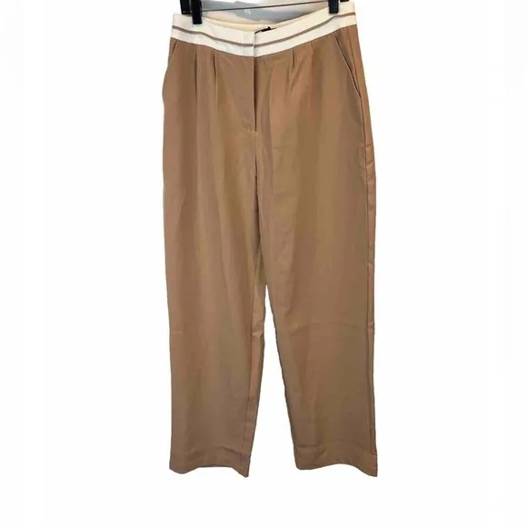 Boohoo Contrast Waistband Relaxed Fit Trousers