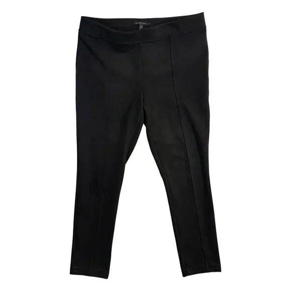Andrew Marc XL Pants Black Slimming Stretch Microfiber Office Athleisure‎ Casual
