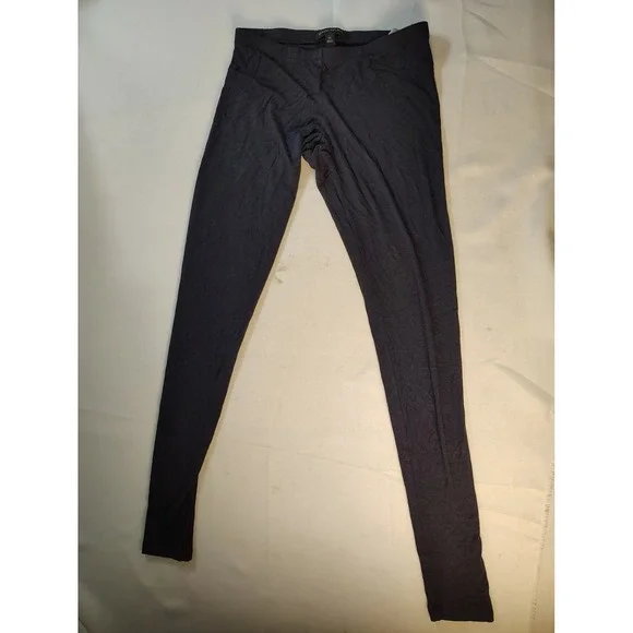Banana Republic Womens XS Black Rayon Spandex Stretch Slim Leggings Layering
