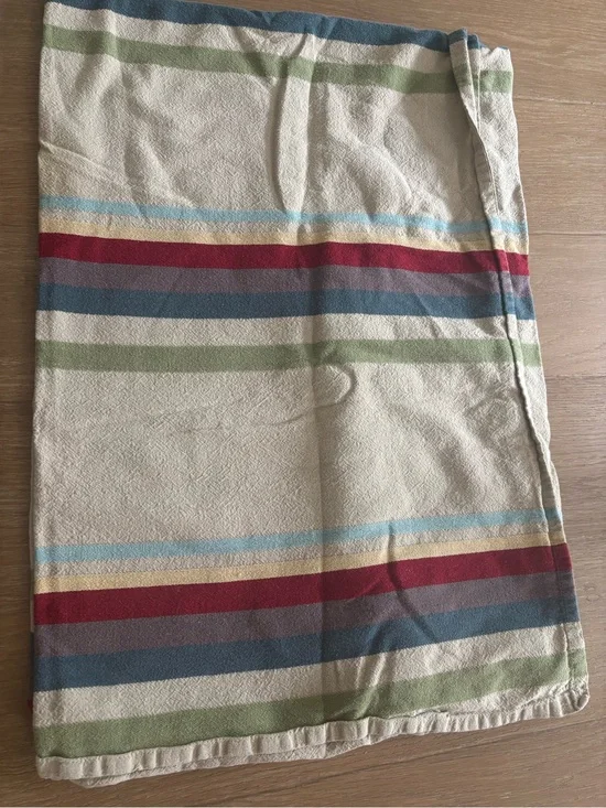 Threshold Striped Cotton Kitchen tablecloth -Red, Blue, Green Stripes