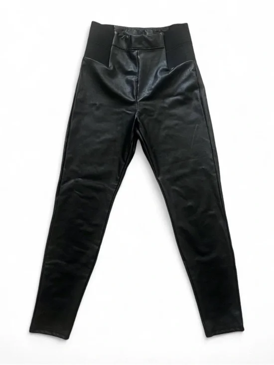 a new day Black Faux Leather Leggings