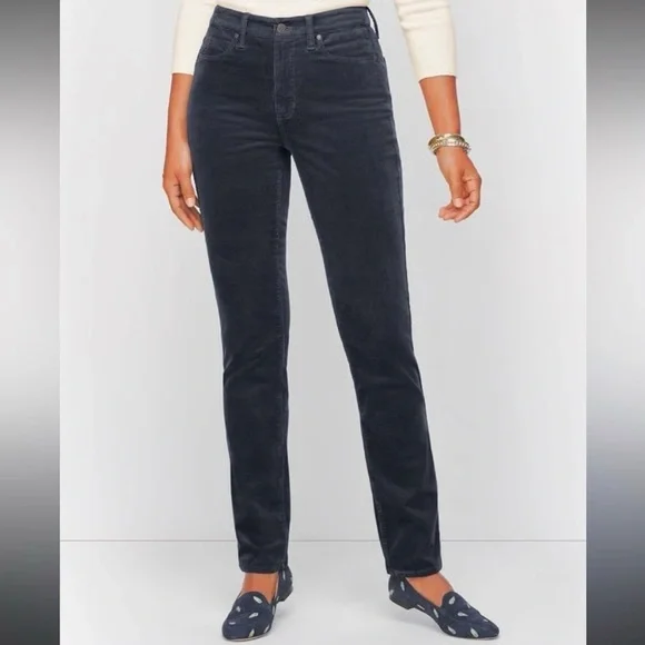 Talbots Heritage Corduroy Straight Leg Pants size 2