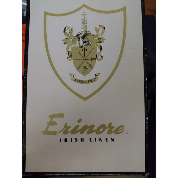 Vintage New  Erinore Irish Linen Napkins 8  22×22