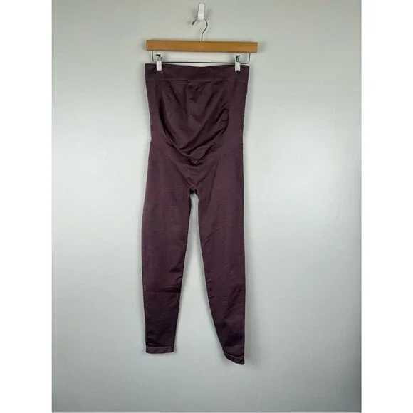 Blanqi Everyday Maternity Belly Support Leggings Size Large Women's soft fawn