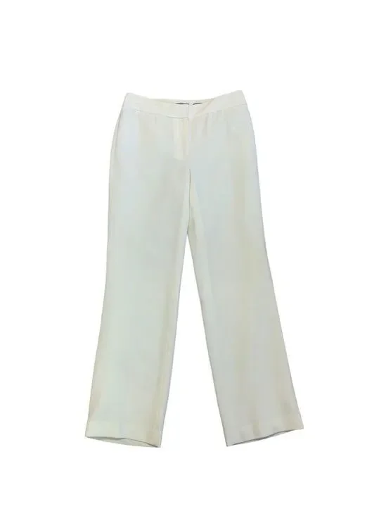 LIZ Claiborne cream Audra trouser pants Sz 6