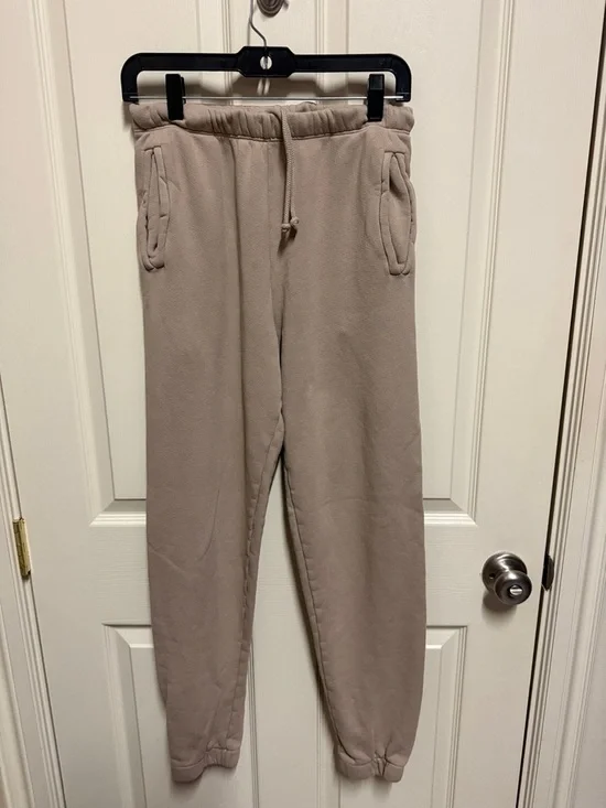 Joah Brown Taupe Track Joggers