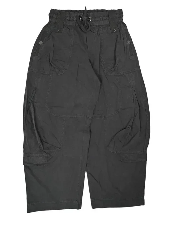 Free People We The Free Onset Pull-On Cargo Pants in Black Sand