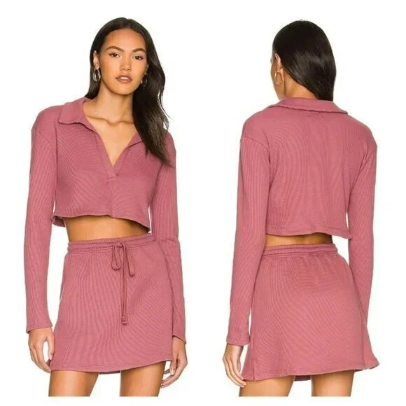 Lovers and Friends Celeste Top - Deep Mauve