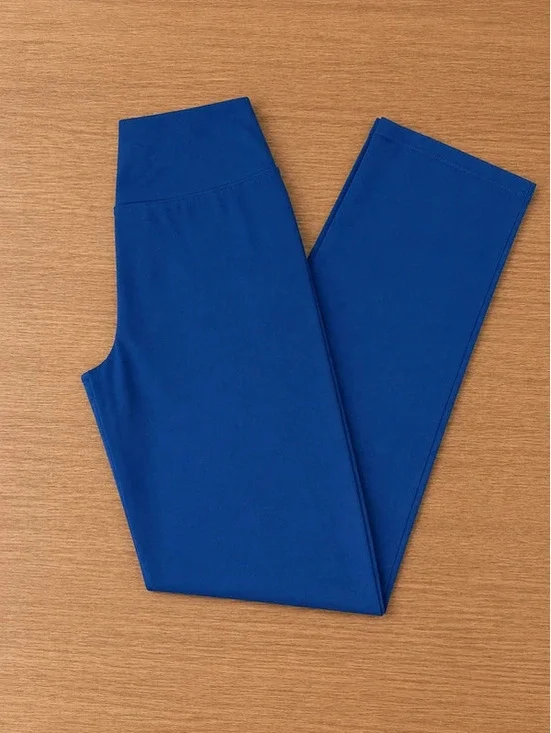 Gradual Wide Leg Yoga Pants with Pockets Navy Size M 33