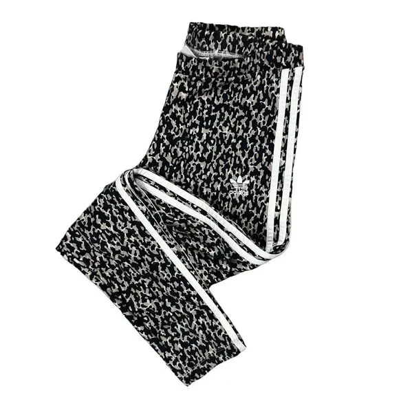 Adidas‎ Womens Medium M “Leoflage” Tights Leggings Camo Animal Leopard Print