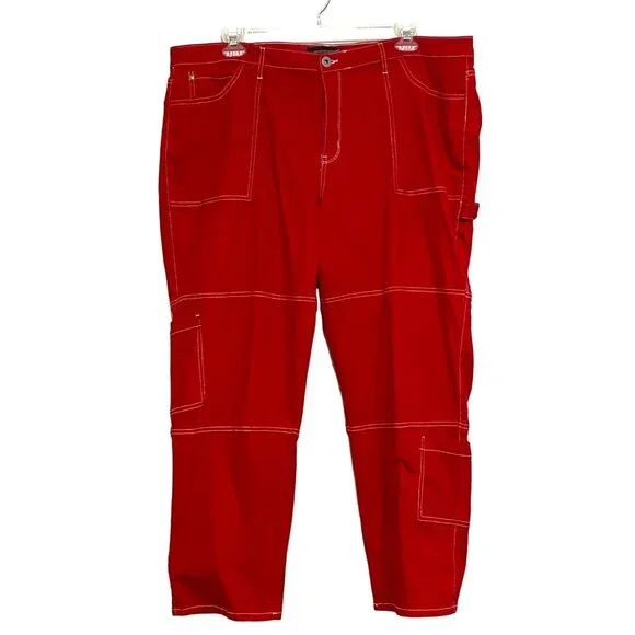 Ashley Stewart Cargo Pants Size 24 Kidcore Streetwear Cowgirl‎ Country Western