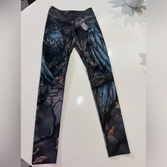 Eagle Rock Werkshop Raven Athleisures Leggings Athletic Workout Pants‎ Womens XS