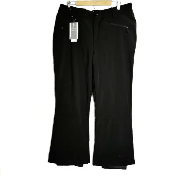 Free Country Black Straight Leg Snow Pants Polyester NWT Womens XXL