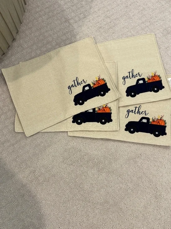Autumn Essence Place Mats Set of 4, NWT