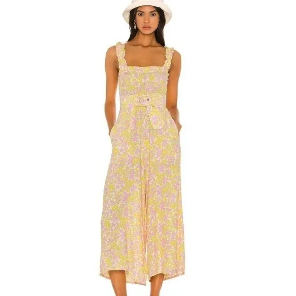 Faithfull the Brand Dolores Jumpsuit Ida Floral Print XS