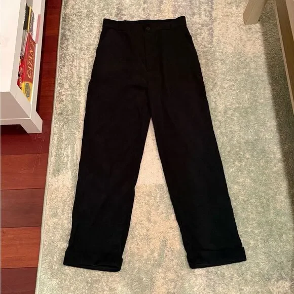 Black SHEIN corduroy pants