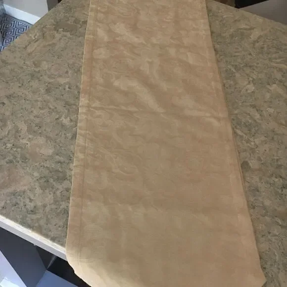 Table  Runner size 14x60” in Creme Color
