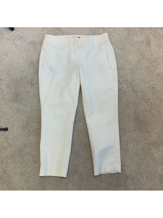 Rw&co ivory white ankle pants Sz 8