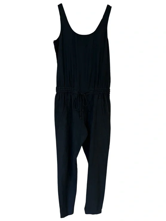 Vince Cupro Tank Jumpsuit Black Size 4 Contemporary Minimalist Sporty Chic