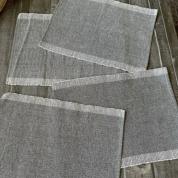 Boho Gray Placemats 4-pc Set