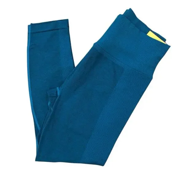 New All in Motion Teal Seamless Leggings Size XXL