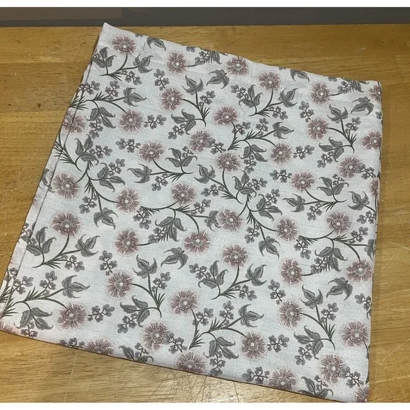 Colordrift Floral‎ Fabric Tablecloth Spring Garden Cottage 72x72