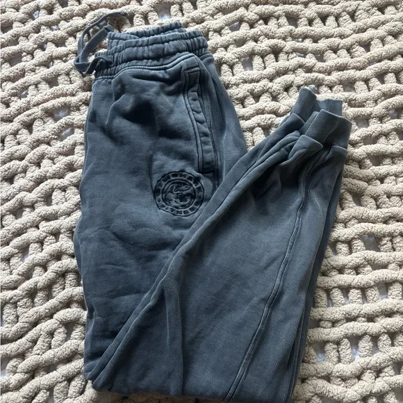 Gymshark Kids Charcoal Black Logo Joggers