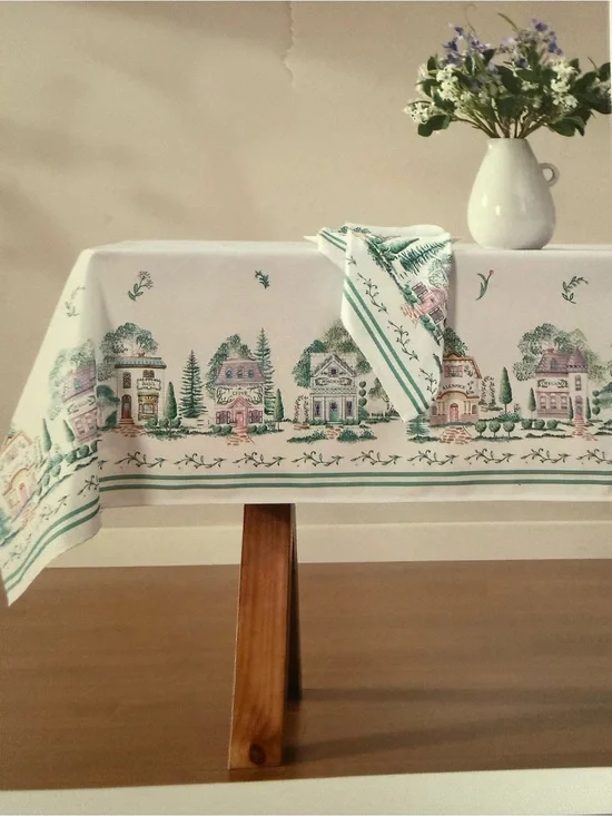 Lenox Spice Village Tablecloth NWT