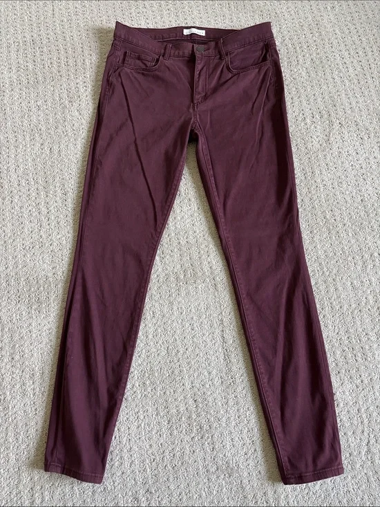 LOFT Slim Pants in Wine Mauve Women’s Size 6 / 28