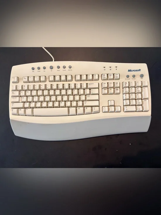 Microsoft Internet Keyboard Pro RT9420V PS/2 & USB Connector Vintage