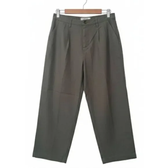 American Apparel Womens size 30 barrel leg pants army green