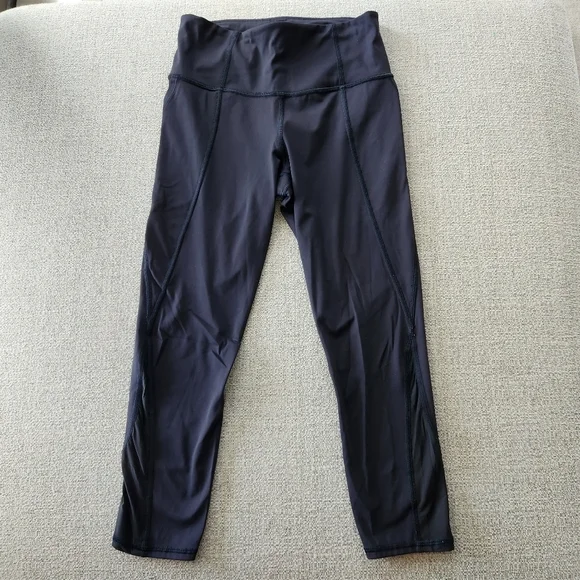 Athleta Lightning Capri Legging Women Size XS Black