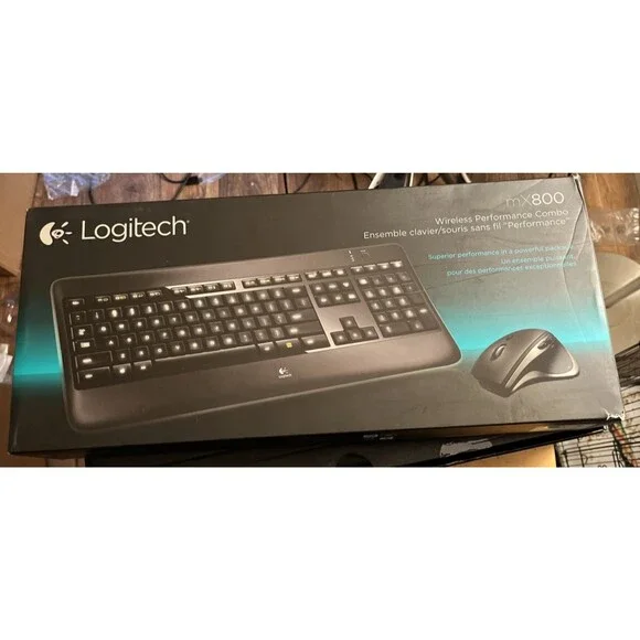 Logitech MX800 Wireless Performance Combo Keyboard Mouse Dongle Tested