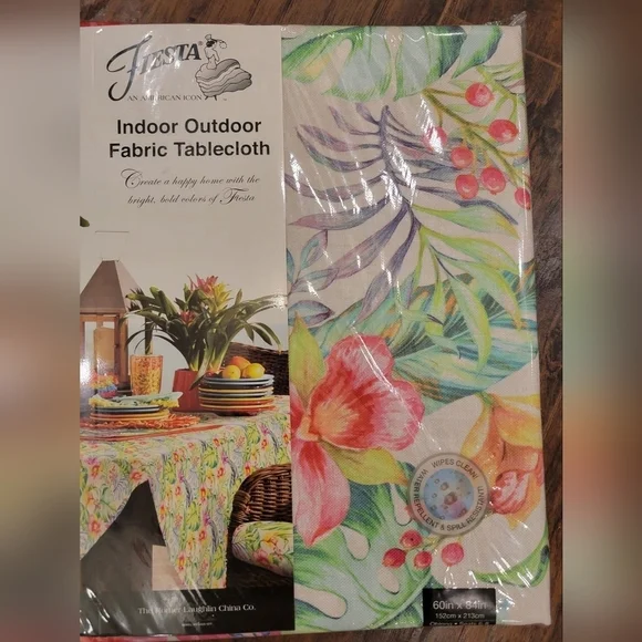 Fiestaware Tropical Bouquet Tablecloth