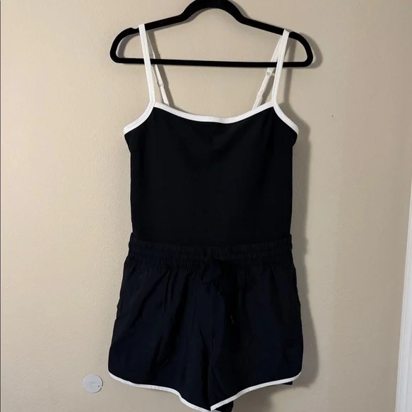 Abercrombie YPB sculptLUX Hybrid Active Onesie Romper Size L