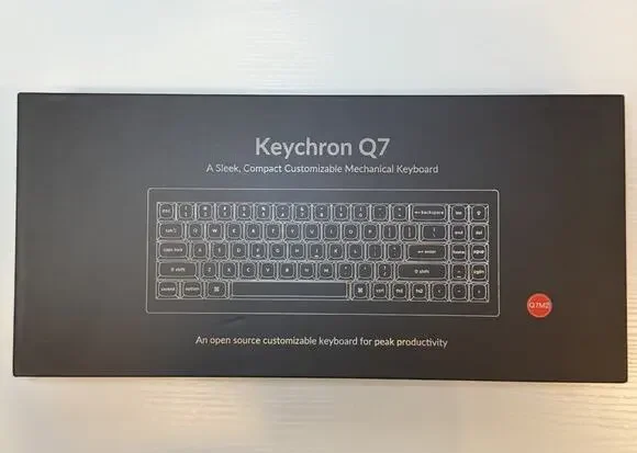 Keychron Q7 QMK Mechanical Keyboard Gateron G Pro Carbon Black