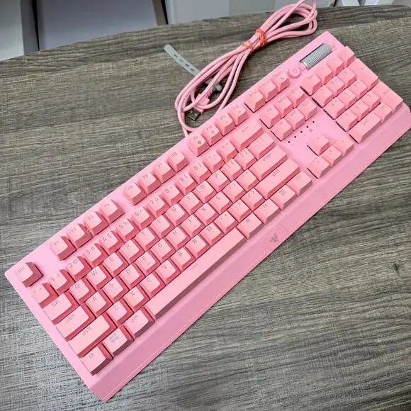 Razer Blackwidow V3 Quartz Mechanical Gaming Clicky Pink Keyboard Switches