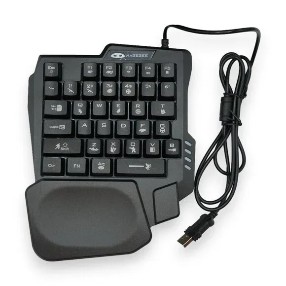 Magegee TS31 Gaming‎ Keyboard USB Wired 35 Keys RGB Led Backlit - New
