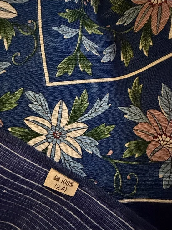 Gen'emon Kiln Sanbi Tablecloth  Furoshiki (wrapping cloth) Floral 100% cotton