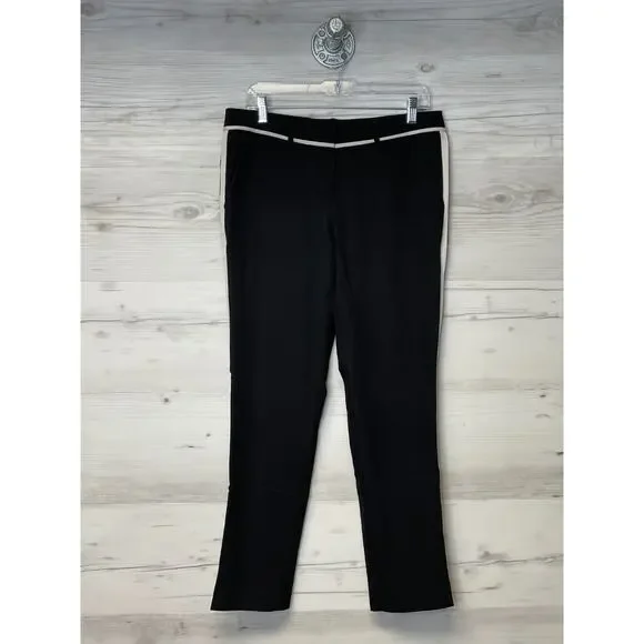 Mercer Madison Pants‎ Size 8 Black Mid Rise Dressy Business
